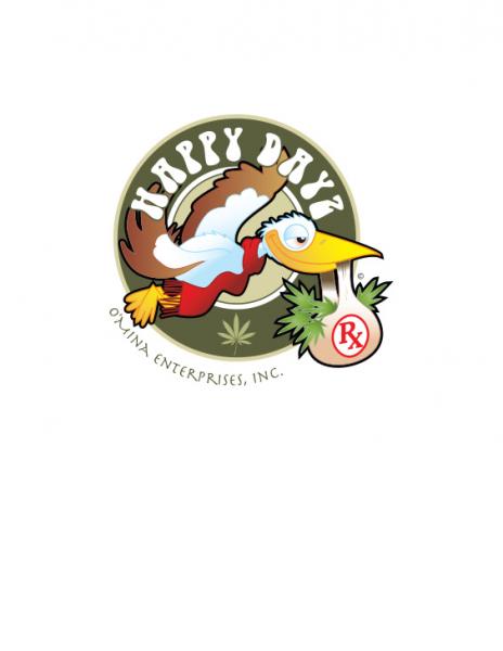 Client:  Happy Days DeliveryProject:  Logo DesignServices:  Cannabis Delivery Service