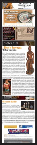 Client:  Infamously Tyrannical Cigar ClubProject:  Email Monthly Newsletter