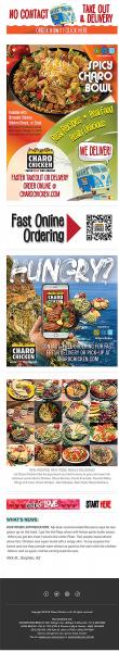 Client:  Charo Chicken Inc.Project:  Email Blast