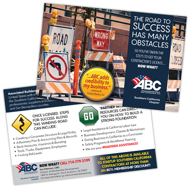 Client:  ABC Inc.Project:  Membership Postcard Design