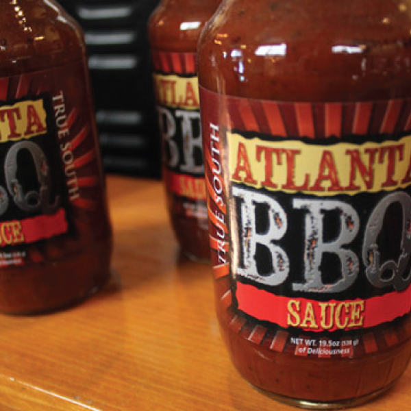 Client: Johnny Reb's BBQ Sauce Label Design