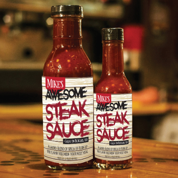 Client: Mike's Awesome Sauce Label Design