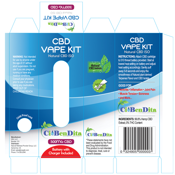 Client: CiBenDita Vape Kit Box Design