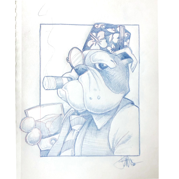 Infamously Tyrannical Dog Sketch
